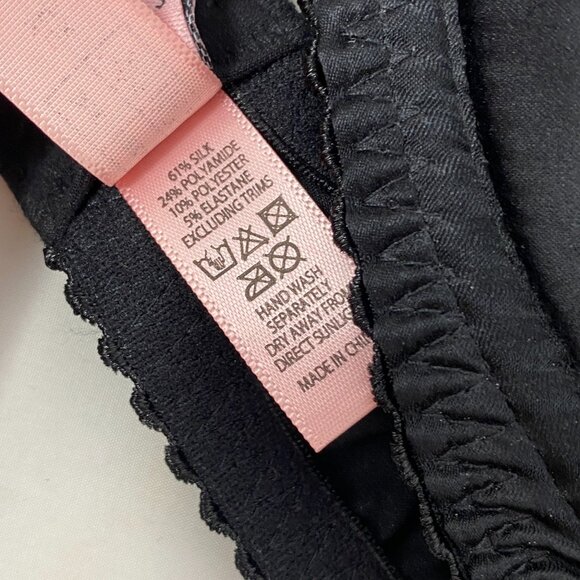 Agent Provocateur Molly Black Silk Bra 34E NWT - Picture 14 of 14